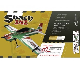 RC-Flugzeug Factory Sbach 342 'Backyard Series' grün/schwarz ca.0.80m