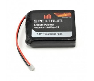 Baterías transmisor - Tx Spektrum lipo 2S 7.4V 4000mAh batería para DX7s/DX8/DX9 - FLASH RC