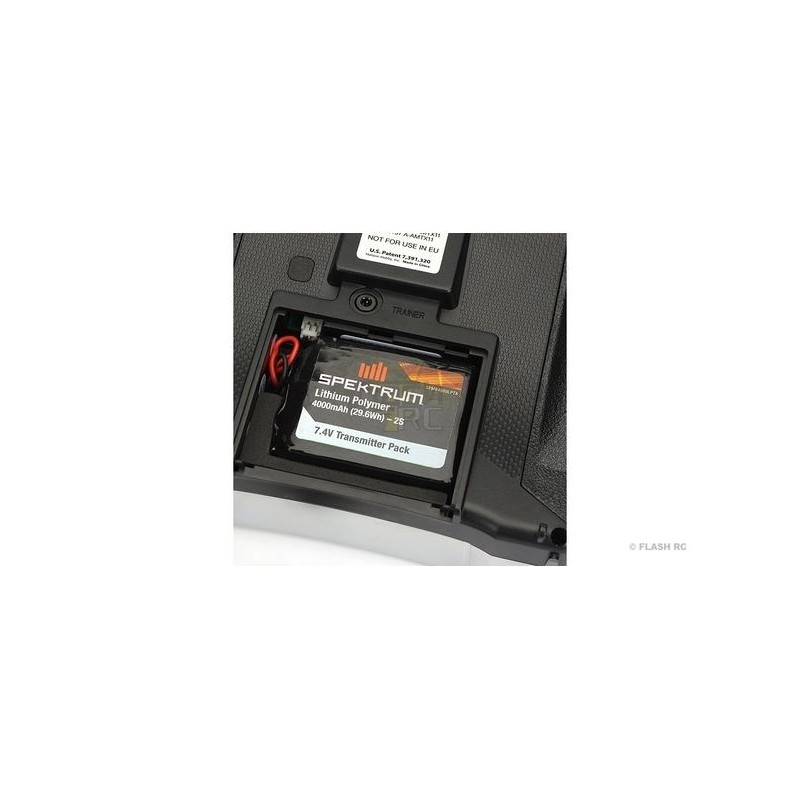 Transmitter batteries - Tx Spektrum lipo 2S 7.4V 4000mAh battery for DX7s/DX8/DX9 - FLASH RC