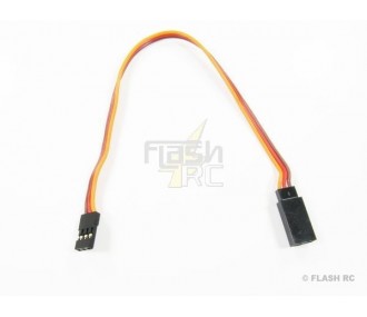 Servo-Verlängerungen - Servo-Verlängerung 20cm JR 0,25mm² Flachdraht - FLASH RC