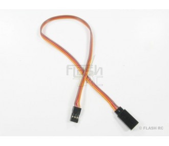 Servo extensions - Servo extension 30cm JR 0,25mm² flat wire - FLASH RC