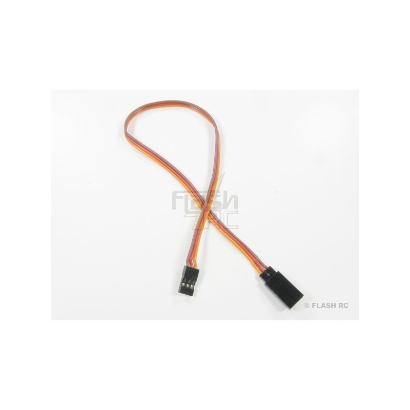 Extensiones servo - Extensión servo 30cm JR 0,25mm² cable plano - FLASH RC