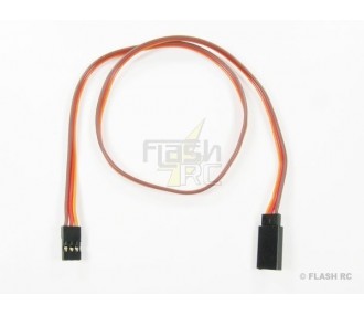 Extensiones servo - Extensión servo 60cm JR 0,33mm² cable plano - FLASH RC