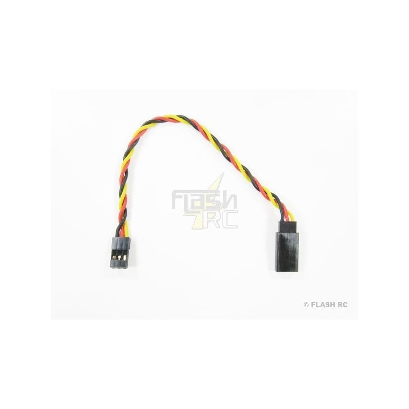 Prolunghe servo - Prolunga servo 15cm JR 0,33mm² filo ritorto - FLASH RC