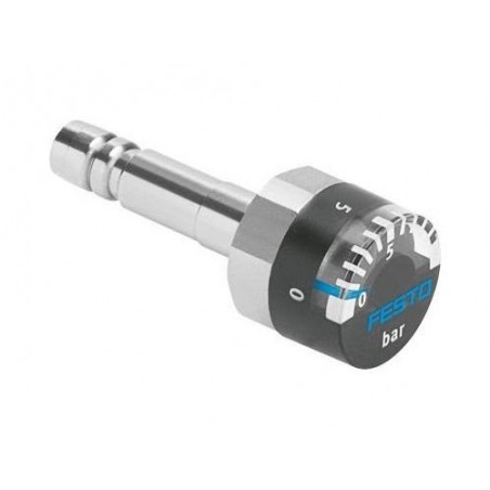 FESTO Pressure gauges - FESTO - Micro pressure gauge 10 bars for 4x3mm hose - FLASH RC