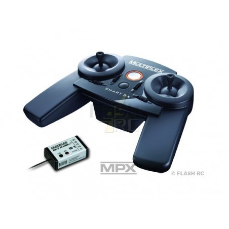 Radio controls - Smart SX 6 M-Link (Mode 1+3) + RX-5 M-LINK ID 1 2.4Ghz - Multiplex - FLASH RC