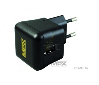 Cargadores de pared TX/RX - Cargador USB 100-240 V CA para PROFI TX / COCKPIT SX - Multiplex - FLASH RC