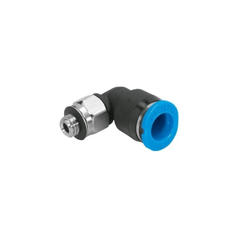 Raccords L FESTO - FESTO - Raccord rapide en L M5 mâle - tuyau 6x4mm - FLASH RC