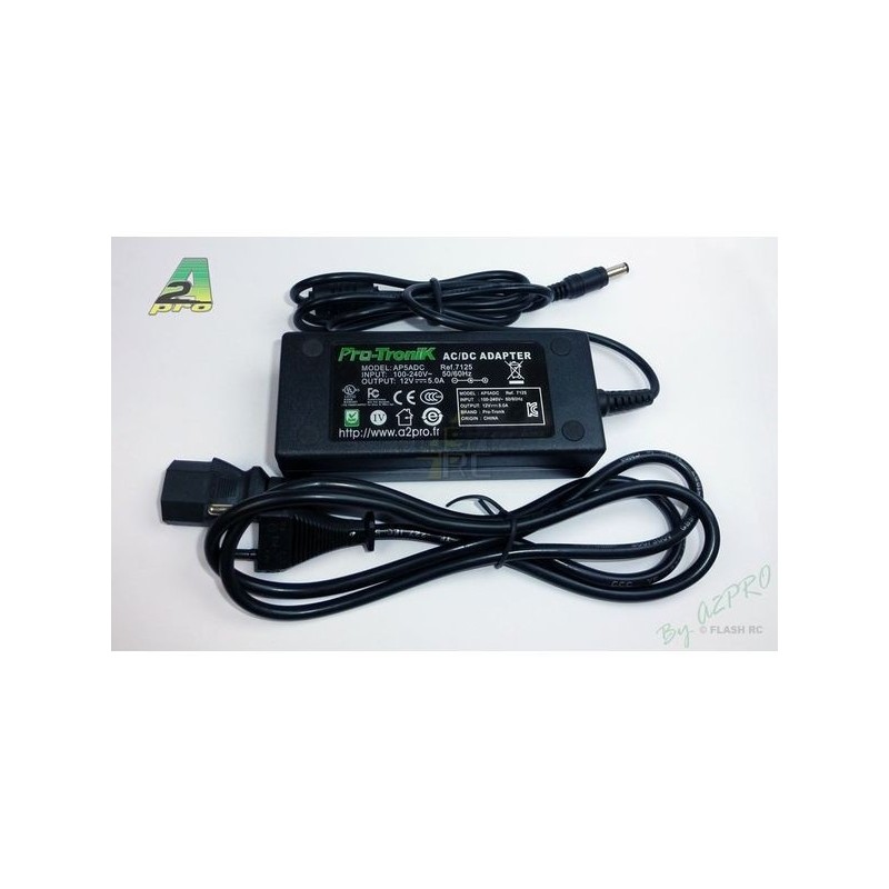 Stabilized power supply - Power supply 12V 5A A2pro (60W) - FLASH RC