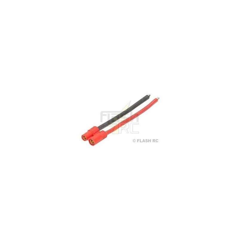 Cables for batteries, motors, etc... - G3.5 female plug with Ø:2.5mm² cord - FLASH RC