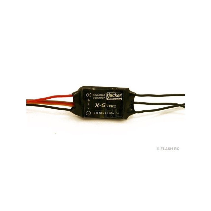 Brushless - Controleur Hacker 5A - X-5-Pro avec BEC - FLASH RC