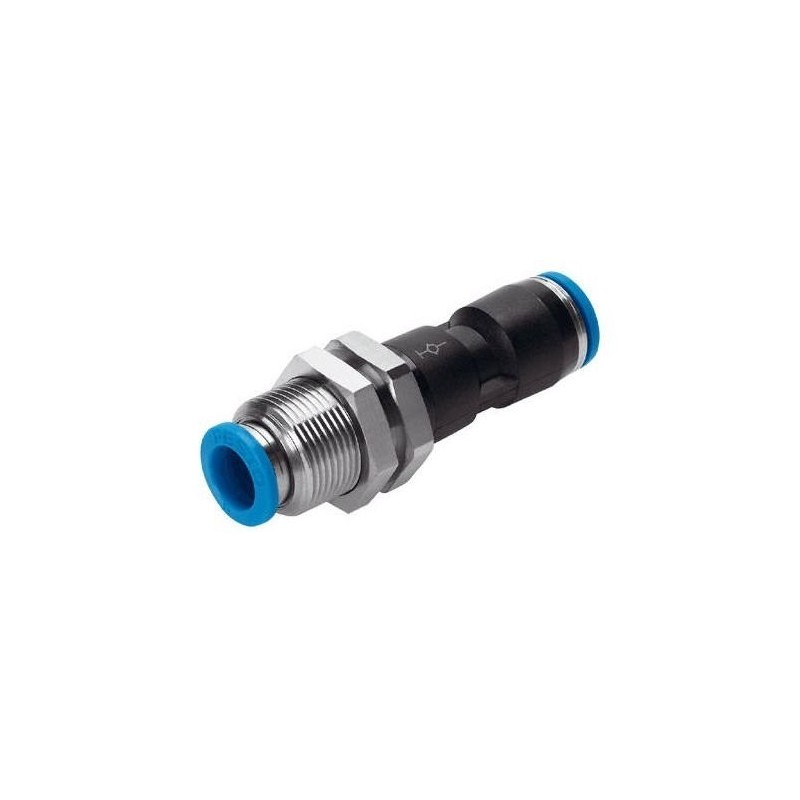 Raccords droits FESTO - FESTO - Raccord auto-obturant traversée de cloison pour tuyau 4x3mm - FLASH RC