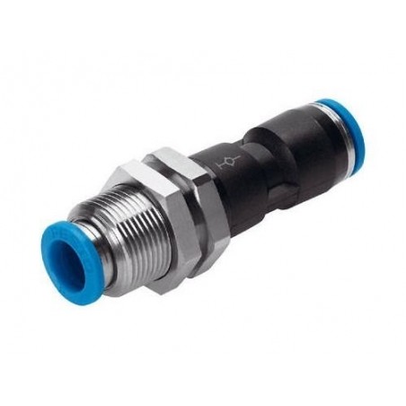 Raccords droits FESTO - FESTO - Raccord auto-obturant traversée de cloison pour tuyau 4x3mm - FLASH RC