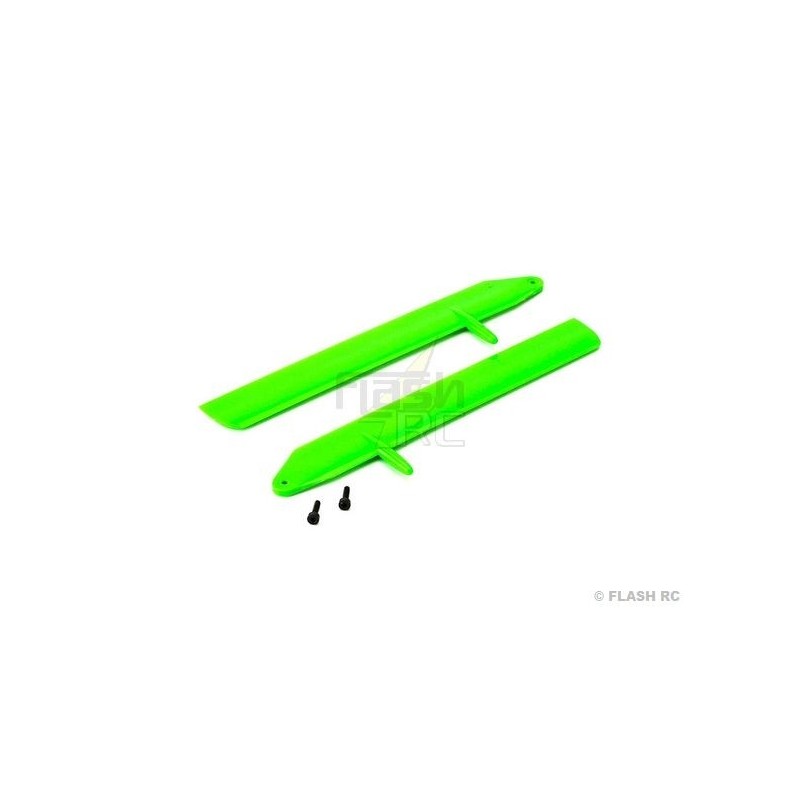 BLADE 130X E-FLITE - BLH3715GR - Paire de pales principales vol rapide vertes  - Blade 130X E-Flite - FLASH RC