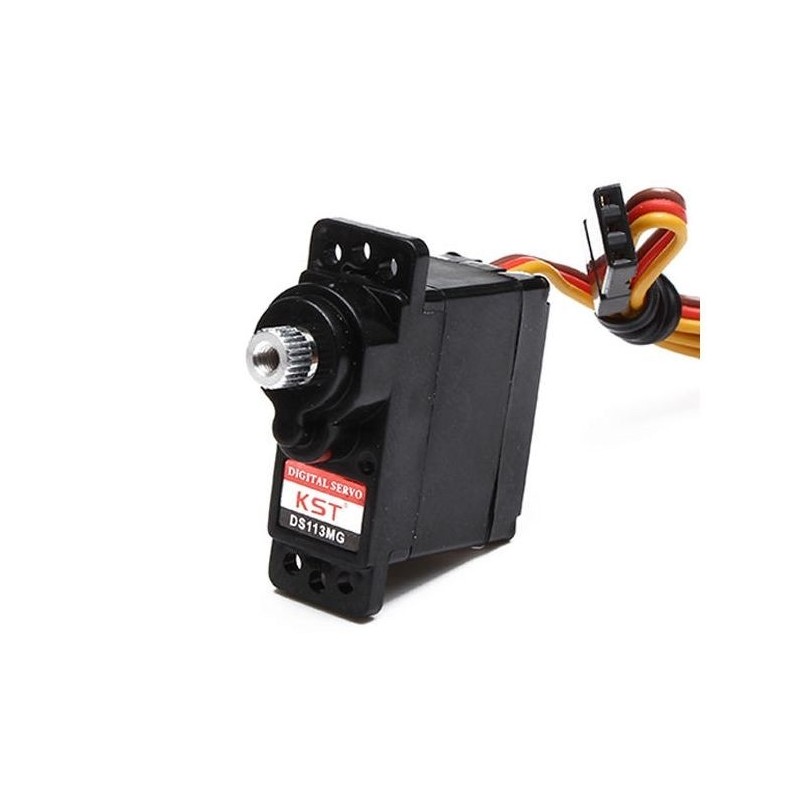 Servos - Mini-Servo KST DS113MG (12g, 2.2kg.cm, 0.11sec/60°) - FLASH RC