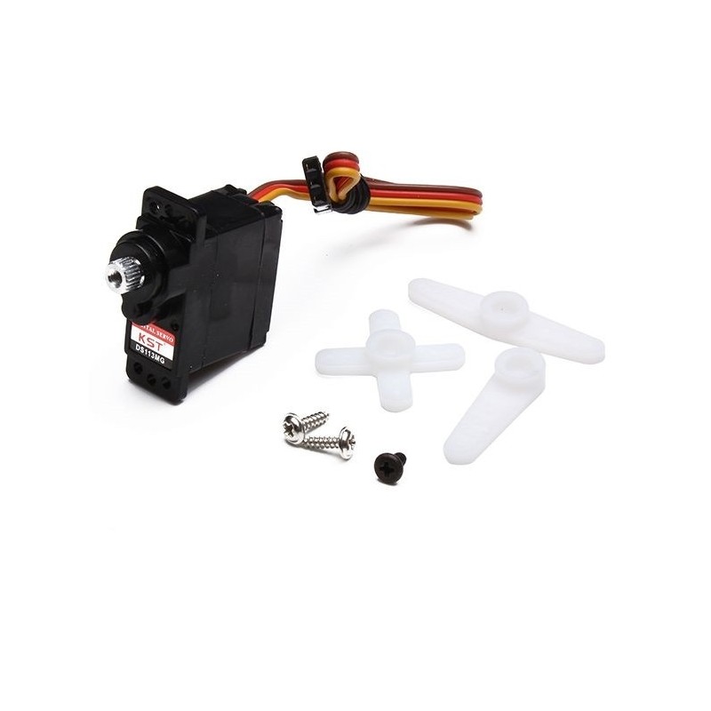 Servos - Servo mini KST DS113MG (12g, 2.2kg.cm, 0.11seg/60°) - FLASH RC