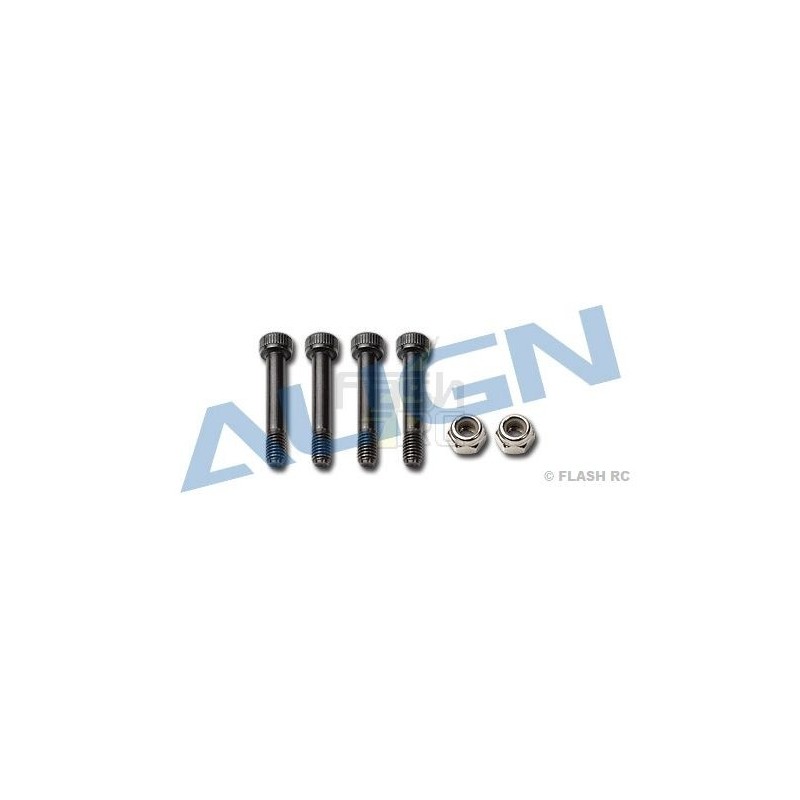 T-REX 550E - H55059 - Viti esagonali M4x25 (4 pz) + dadi nylstop (2 pz) - TREX 550E Align - FLASH RC