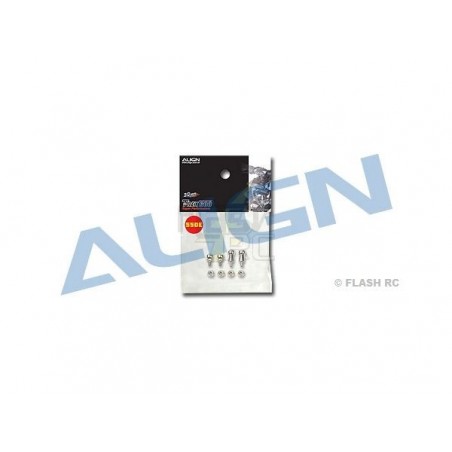 T-REX 550E - H55061 - Teste + dadi ( 2 corti, 2 lunghi, 4 dadi ) - TREX 550E Align - FLASH RC