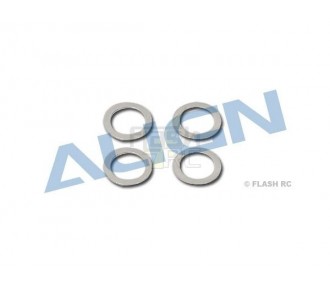 T-REX 550E - H55008 - Main rotor shaft washers (4pcs) - TREX 550E Align - FLASH RC
