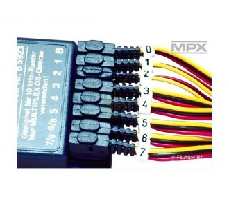 Accessori per ricevitori - Anelli numerati per cavi (2 set da 10 pezzi) - FLASH RC