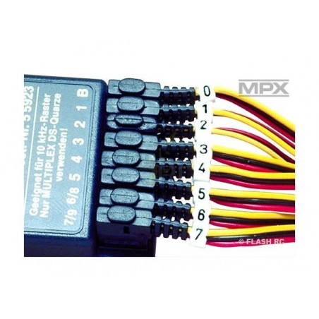 Accessori per ricevitori - Anelli numerati per cavi (2 set da 10 pezzi) - FLASH RC