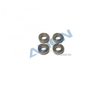 T-REX 550E - H60002T - Roulements 8x14x4mm (4 pcs) - TREX 550E Align - FLASH RC
