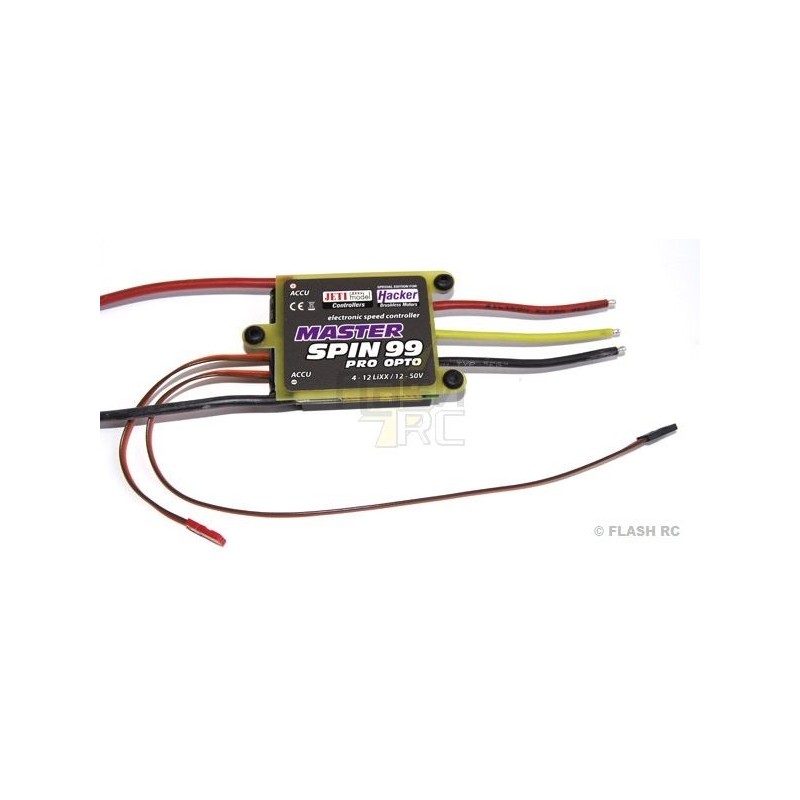 Brushless - Jeti MasterSPIN 99 Pro OPTO CONTROLLER - RC FLASH