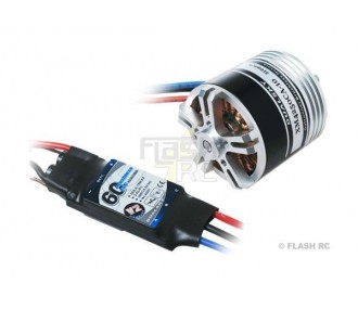 Sets de propulsion - Combo ECO 3520C V2 820kv (210g, 1040W) + Controleur 65A Lite - FLASH RC