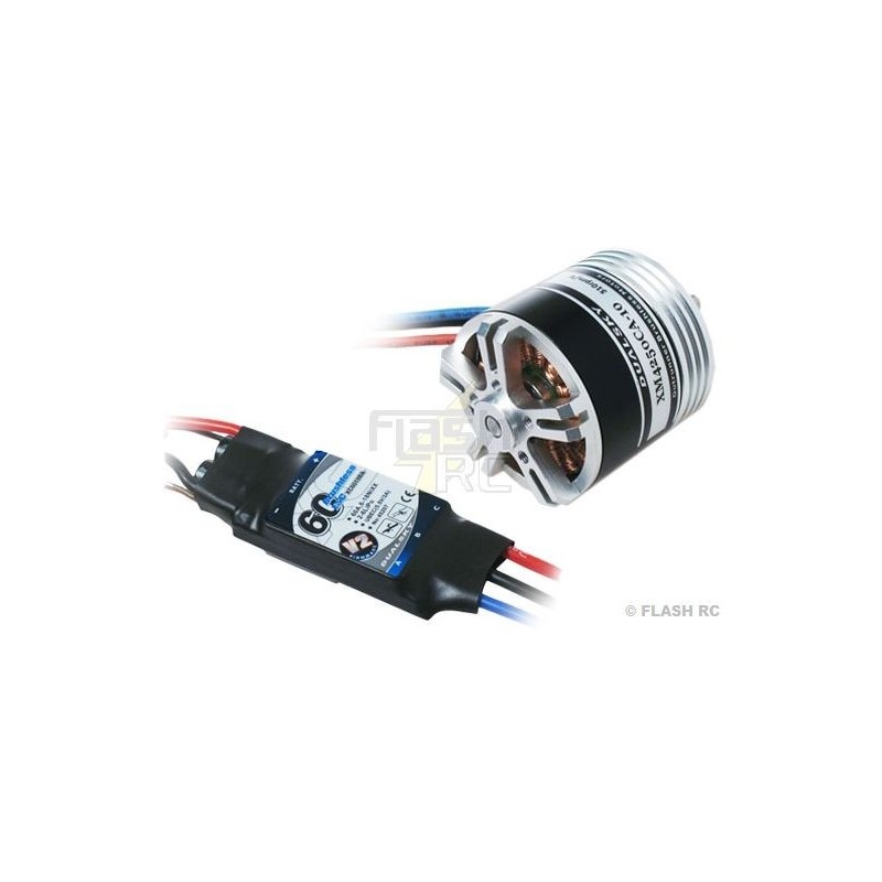 Sets de propulsion - Combo ECO 3520C V2 820kv (210g, 1040W) + Controleur 65A Lite - FLASH RC