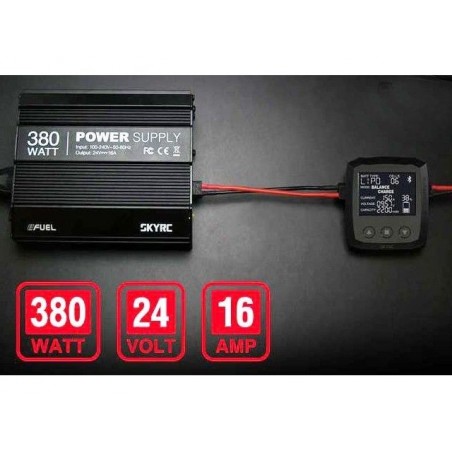 Stabilized power supply - Stabilized power supply eFUEL 16A 24V SKYRC (380W) - FLASH RC