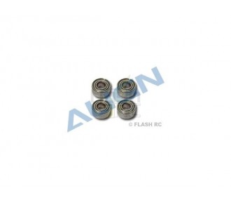 T-REX 600 E / PRO - H60086 - Roulements 683ZZ (dia.3 x dia.7 x 3mm) (4 pcs) - TREX 600 E Align - FLASH RC