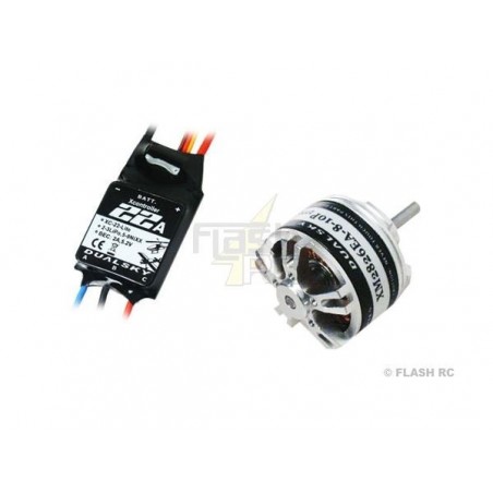 Propulsion Sets - Combo ECO 2312C- 1500kv (58g, 1500kV, 208W) + 45A Lite Controller - FLASH RC