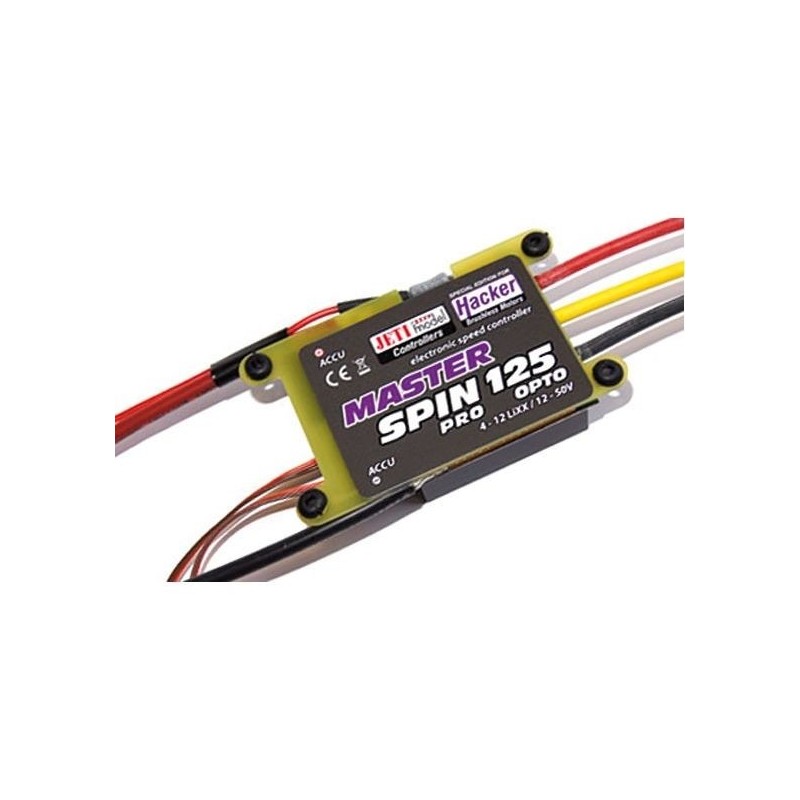 Sin escobillas - Jeti SPIN 125 Pro OPTO CONTROLLER - FLASH RC