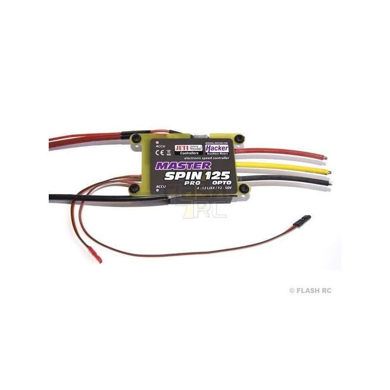 Brushless - CONTROLLER Jeti SPIN 125 Pro OPTO - FLASH RC
