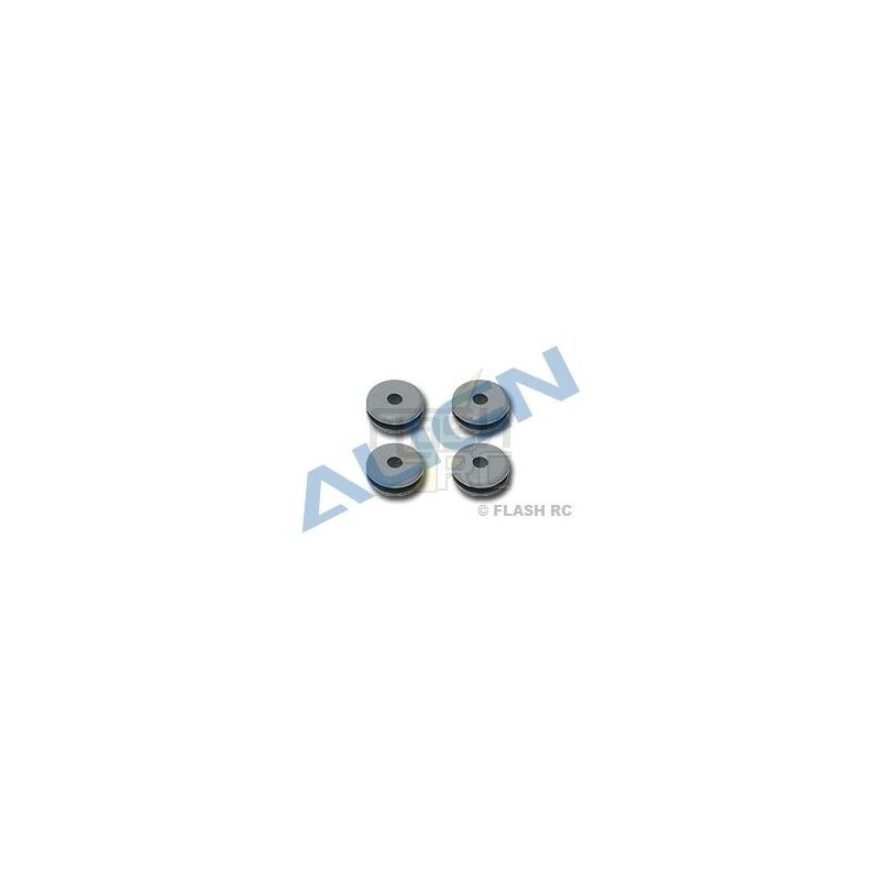 T-REX 600 E / PRO - H60149 - Caoutchoucs de verrière (4 pcs) - TREX 600E Align - FLASH RC