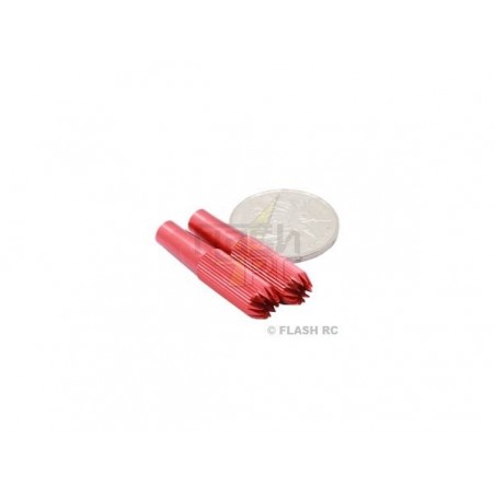 Maniglie - Maniglie (2 pz) Alu rosso M3, 8x24mm - FLASH RC