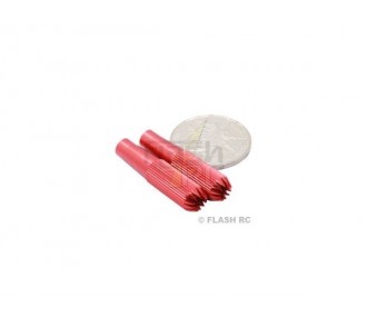 Asas - Asas (2pcs) Alu rojo M4, 8x24mm - FLASH RC