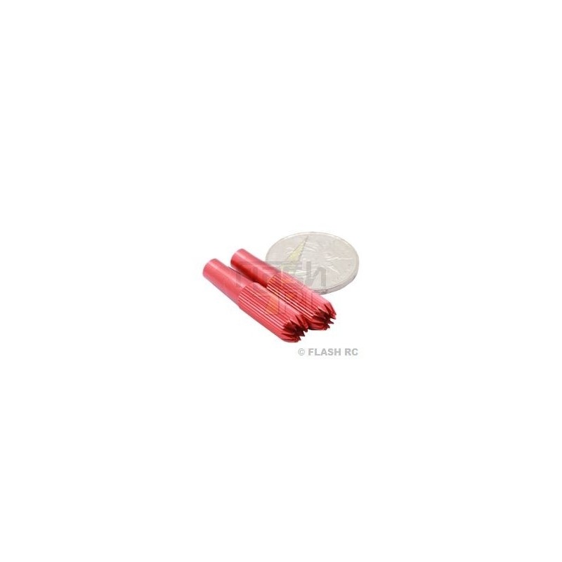 Handles - Handles (2pcs) Alu red M4, 8x24mm - FLASH RC