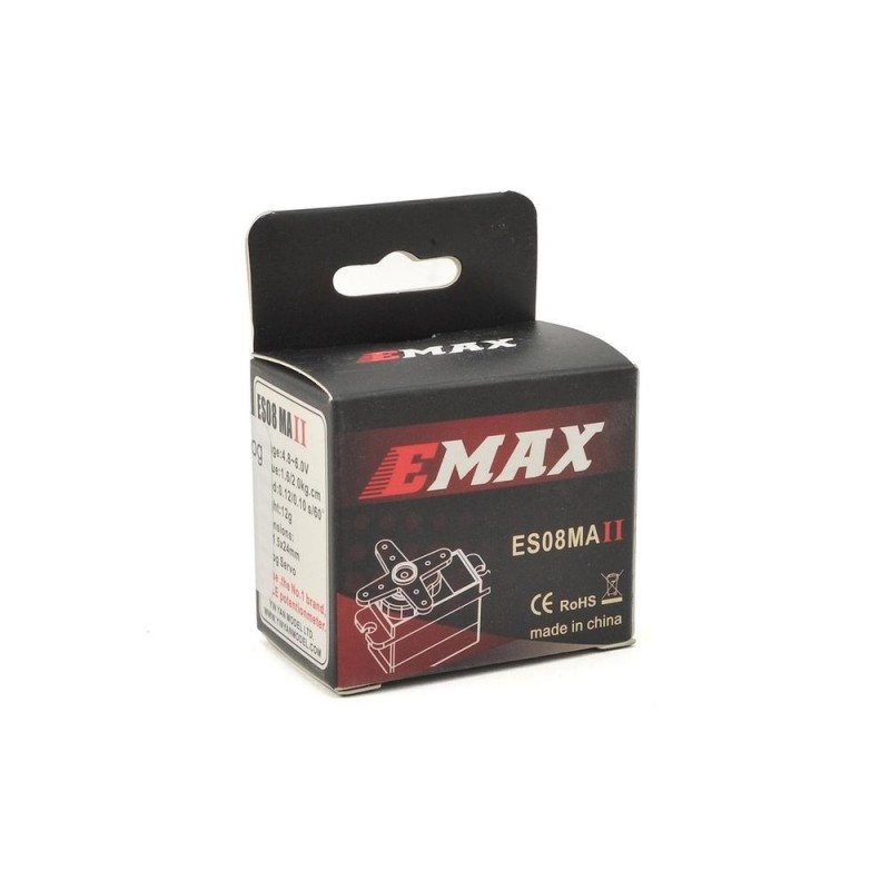 Servos - Analoges Mikro-Servo EMAX ES08MA II MG (12g, 2.0kg/cm, 0.10s/60°) - FLASH RC