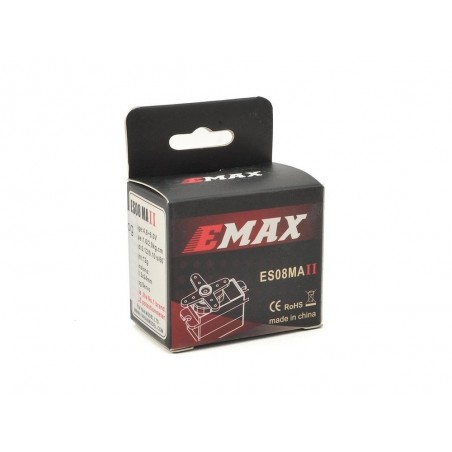 Servo analogique micro EMAX ES08MA II MG (12g, 2.0kg/cm, 0.10s/60°) - FLASH RC