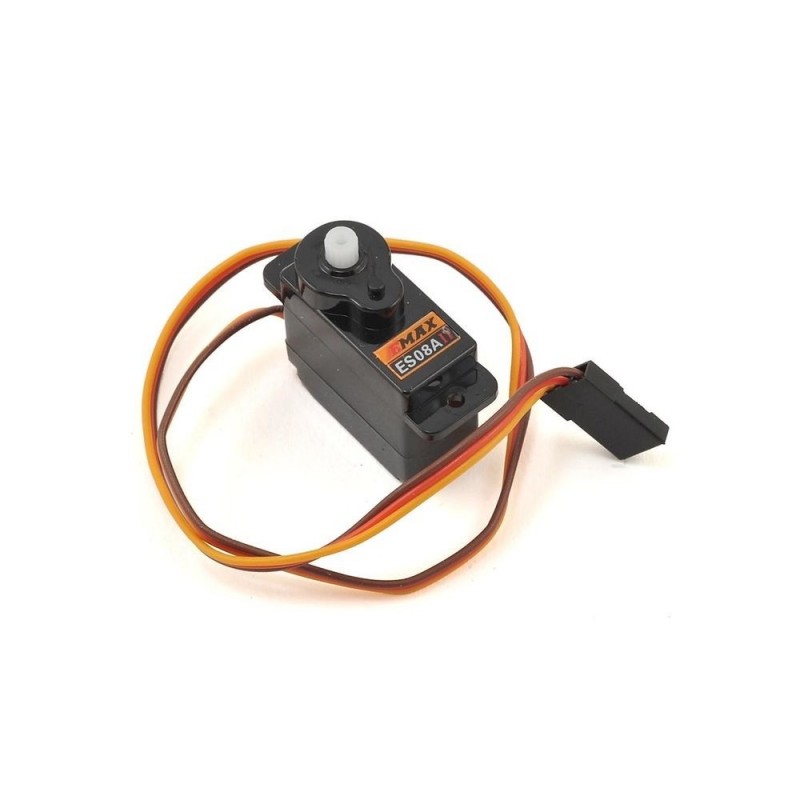 Servi - Microservo analogico EMAX ES08A II (8,5g, 1,8kg/cm, 0,10s/60°) - FLASH RC