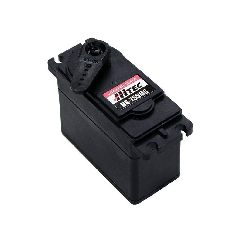 Servi - Hitec HS-755MG 'big size' (117g, 14,4kg.cm, 0,23s/60°) - FLASH RC