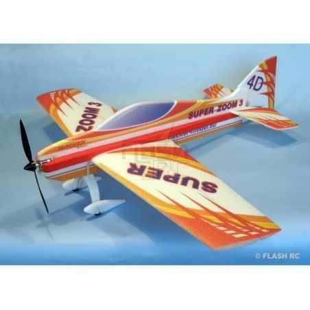 Avión acrobático RC - Avión Hacker modelo Super Zoom 3 rojo ARF aprox.1.00m - FLASH RC