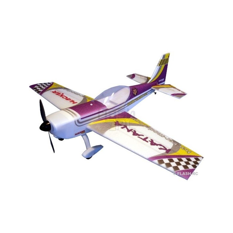 Avion Hacker model Katana T-30 violet ARF env.1.20m - FLASH RC