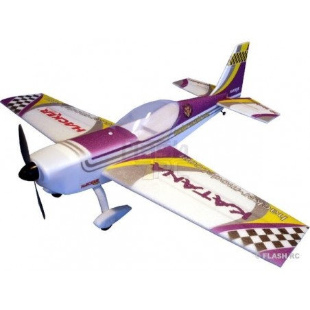 RC Kunstflugzeuge - Flugzeug Hacker Modell Katana T-30 violett ARF ca.1.20m - FLASH RC