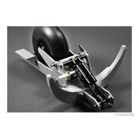 Carrello aliante meccanico retrattile - Kit opzionale per l'installazione dell'ammortizzatore FEMA 9830A/9833A/9834A - FLASH RC