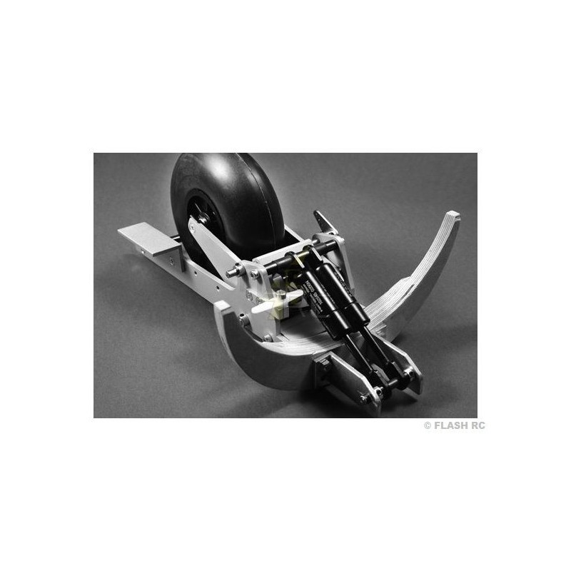 Tren de aterrizaje mecánico retráctil - Kit opcional para instalación de amortiguadores FEMA 9820A/9823A/9824A - FLASH RC