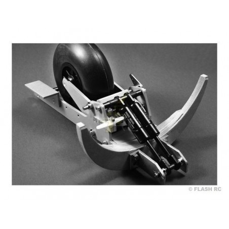 Carrello meccanico retrattile - Kit opzionale per l'installazione dell'ammortizzatore FEMA 9820A/9823A/9824A - FLASH RC