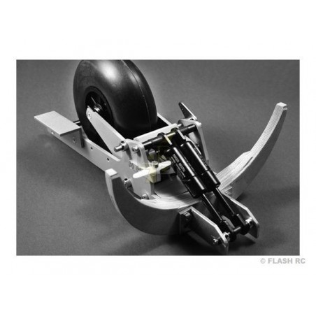 Trains rentrants mécaniques pour planeurs - Kit option pour installation amortisseurs pour 9810A/9813A/9814A FEMA - FLASH RC