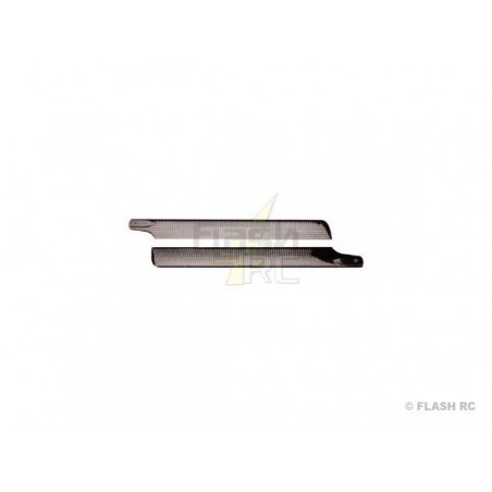 Spare parts for various RC helicopters - [O110-BLH4501C] BLH4501C - Pair of 245mm carbon blades - Blade 300X E-Flite - FLASH RC